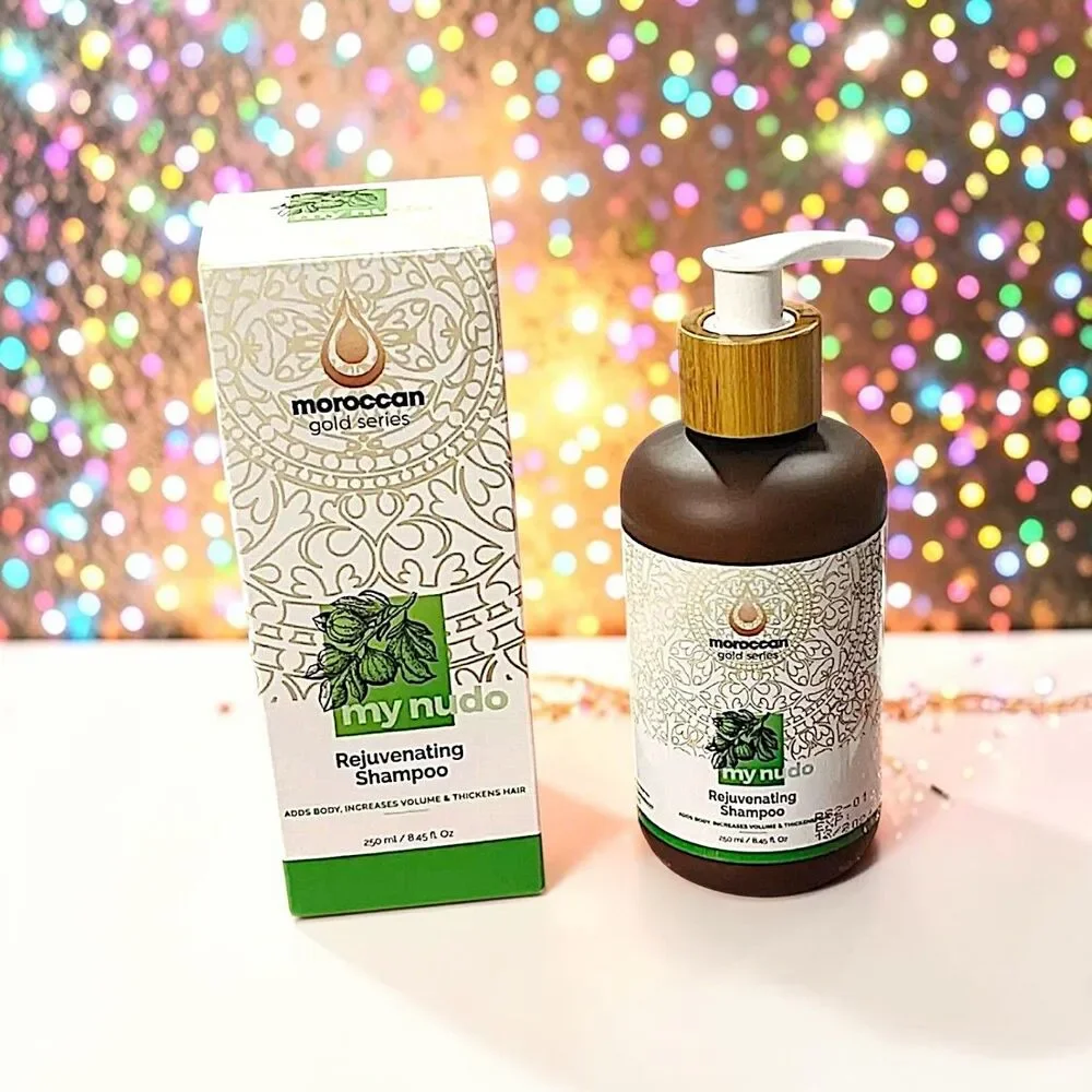Moroccan Gold Series My NuDo Rejuvenating Shampoo New In Box 8.45 oz MSRP $60